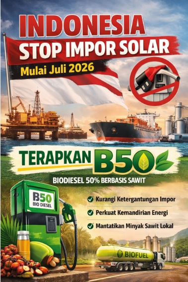 Indonesia Stop Impor Solar Mulai Juli 2026, Langkah Menuju Kemandirian Energi Nasional!