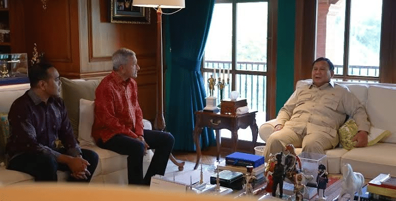 Menlu Singapura Minta Kontrak Gas Dihormati Usai Temui Prabowo 28 Oktober